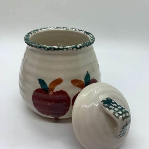 Vintage ALCO INDUSTRIES Apple Garden Sugar and Creamer Set - Picture 8 of 11